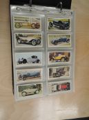 A collection of Churchman, Godfrey Phillips, Ogdens, Carrera's and Gallaher Cigarette Cards in 9