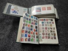 An album of GB Stamps, Queen Victoria onwards, mint & used, high values seen, includes George VI