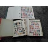 Three albums of Spain, France, Belgium, Ireland, Rest of the World Stamps but no Commonwealth,