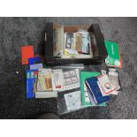 A box of GB & World mainly Mint Stamps including an album of GB, Mini Sheets, World Stamp