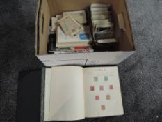 A box of GB used Stamps and a collection of GB Covers, Queen Victoria to Queen Elizabeth II,