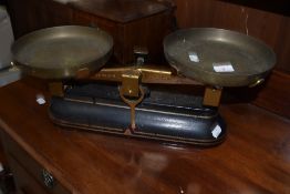 A set of vintage balance scales