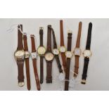 Ten ladies watches all with silver straps etc, including Guess.