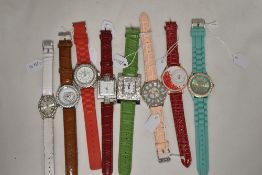 Eight watches all with sparkly accents