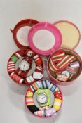 Two ribbons quick change watches and one watch set.