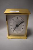A modern Garrard and Co London brass cased carriage clock
