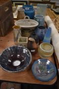 A good selection of 20th century studio pottery including Selborne, Ingleton, Kerry DG and similar