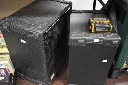 A Watkins Song bird Accordion amp and a WEM Silver song bird accordion amp with a Watkins Musette