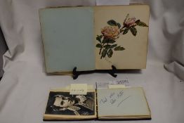 Two 20th century signature autograph books of Morecambe interest including Alfie Bass, Joe Loss,