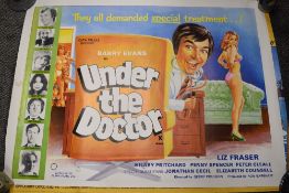 Three vintage 1970s comedy posters.