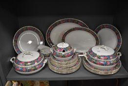 A 20th century Losol ware, Keeling Burslem part dinner service