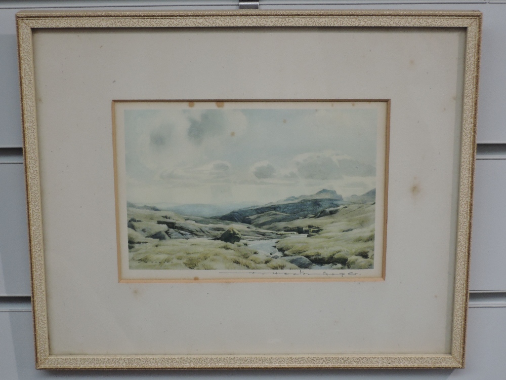 E S England, (act:1890-1910), a watercolour, fishermen Adel Beck, signed, 27 x 37cm, framed and - Image 2 of 2