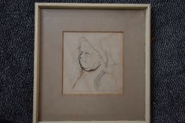 Paul Hogarth, (19th century), a sketch, Hungarian Peasant Woman Budapest, signed and dated, 1941, 20