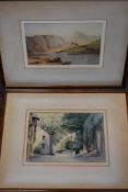 L Cowper, (20th century), two watercolours, Beetham, signed, 18 x 26cm, mounted framed and glazed,