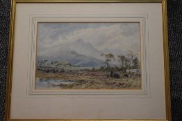 W J Buckley, (19th/20th century), a watercolour, Arlhog Moss, indistinctly signed, and dated 1891,