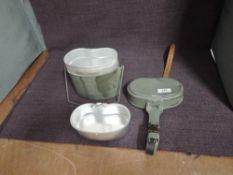 A German WW2 Wehrmacht Mess Tin with all fittings