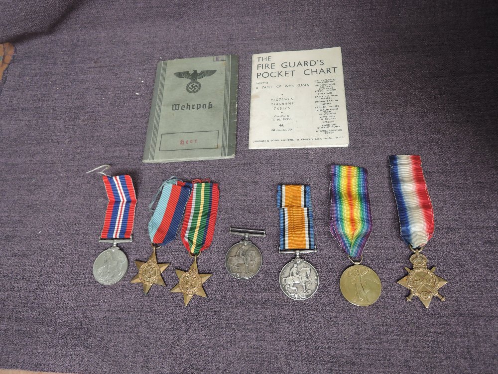 A WW1 Medal Trio, British War Medal, Victory Medal and a 1914-15 Star to...