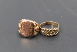 A 22ct gold wedding band, the inner shank marked 'Fidelity' along side the Birmingham hallmarks,