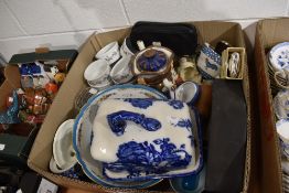 A miscellaneous selection of ceramics etc including Iron Stone.