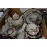 A 20th century Chinese egg shell part tea service