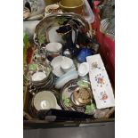 A selection of silver gilt cups and saucers, cake plates and a jug having floral detailing sold