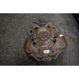 An early 20th century US Navy Master Divers Bronze plaque in original salvage condition. 36cm by