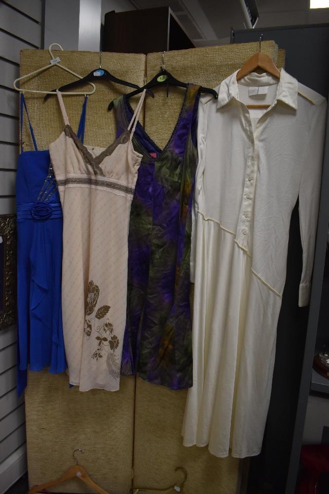 A selection of vintage ladies dress and night gowns including early 20th century examples