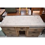 A 19th Century stripped sideboard base