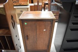An early 20th Century shallow side cabinet