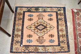 A Persian style prayer rug, approx 85 x 91cm