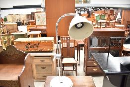 A vintage style adjustable lamp