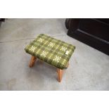 An Arts and Crafts style pine stool