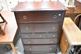 A Stag bedroom chest of drawers (seven total)