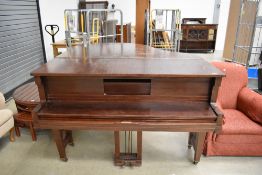 A Steck piano, previously Pianola with workings removed