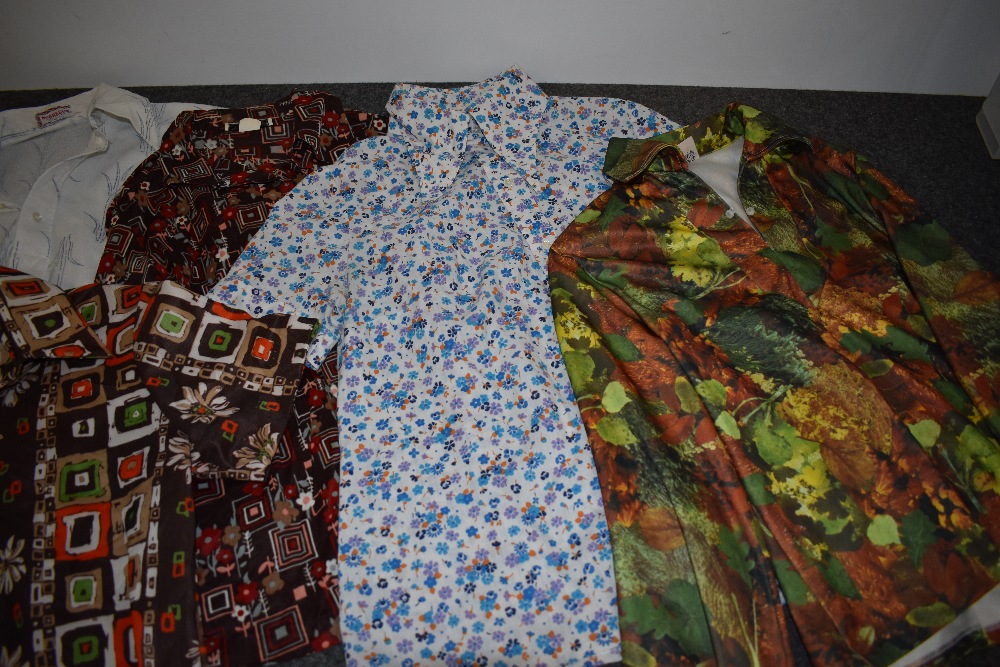 A mixed lot of ladies vintage blouses and tops, predominantly 1970s. - Image 2 of 6