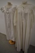 Two Victorian/Edwardian petticoats having beautiful detailing throughout.