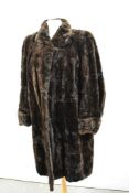A vintage 1930s/1940s mole skin coat.