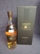 A bottle of Glenmorangie 18 Year Old Highland Single Malt Scotch Whisky, matured in Oak Casks, 43%