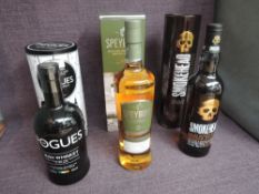 Three bottles of Whisky, Speyburn 10 Year Old Speyside Single Malt 40% vol, 70cl in card box,