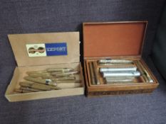 A modern Cigar Box containing 17 mixed cigars including H.Upmann Havana, King Edward, Sobranie