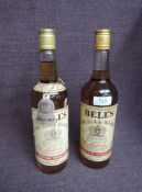 Two bottles of 1970's Bells Extra Special Blended Scotch Whisky, no 79781HL and no 075394HT6, one