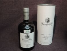 A bottle of Bunnahabhain Islay Single Malt Scotch Whisky, Feis Ile 2020 Madeira Cask Finish 2020,