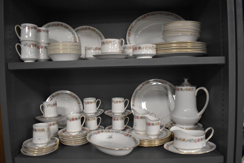 A modern Paragon Belinda pattern part tea and dinner service