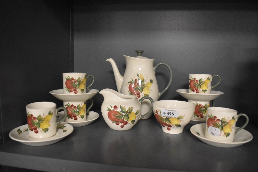 A mid century Wedgwood Covent Garden coffee service