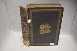 A Victorian William Collins large family bible