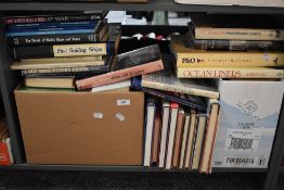 A large selection of maritime sailing and nautical interest books