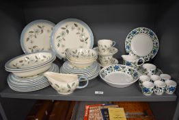 A Wedgwood Penshurst part dinner service with a small amount of Mid Winter
