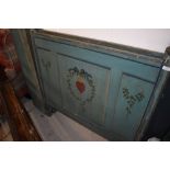 A French style painted bed frame