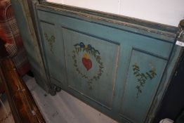 A French style painted bed frame
