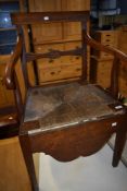 A period oak carver chair